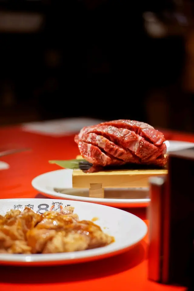 極上厚切牛胸腹柳(鹽燒)