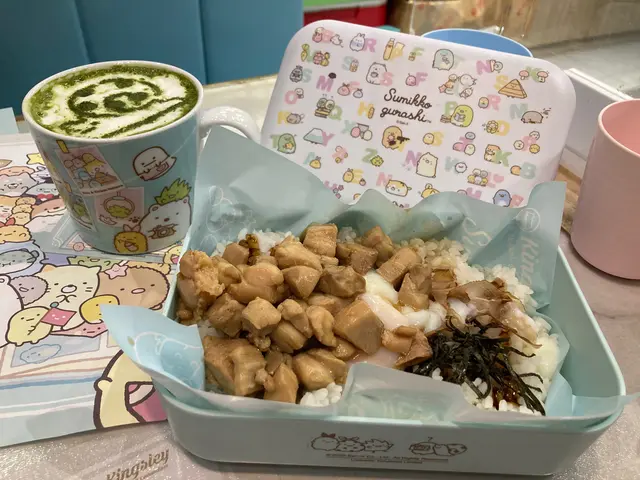 ♨️角落小夥伴温泉蛋雞粒便當