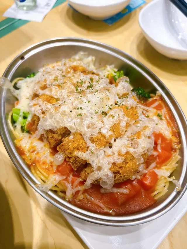 芝脆焗豬扒意粉