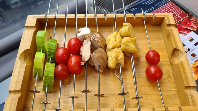 翠玉瓜, 車厘茄, 冬菇, 豆卜