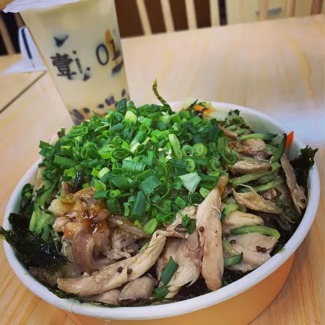 香蔥紫菜手撕雞飯