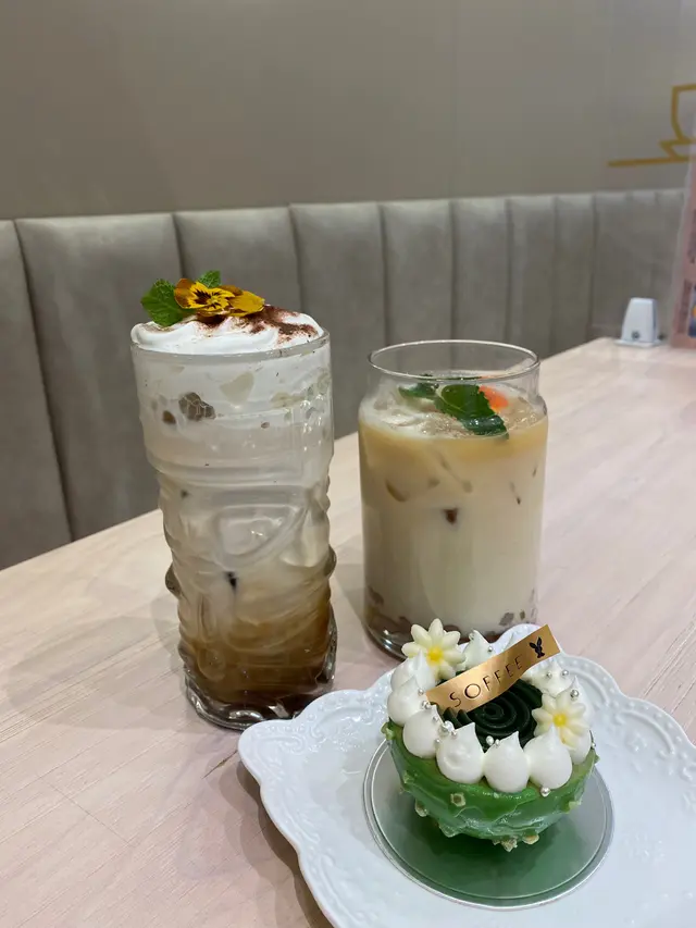 芋圓奶茶，焦糖奶茶