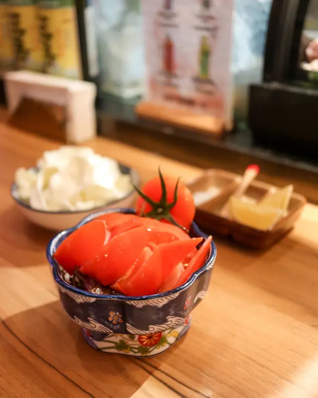 凍日本蕃加配柚子汁