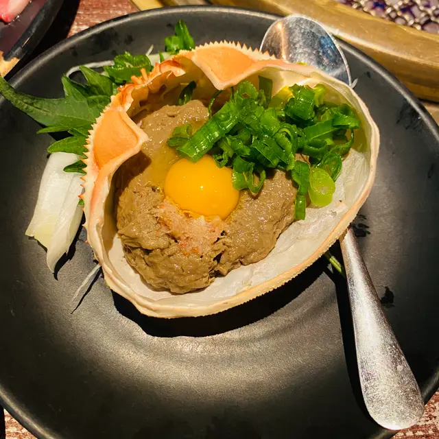 味噌蟹肉甲羅燒