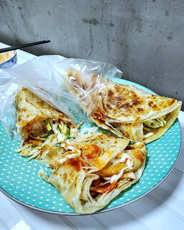 手抓餅 (加配素腸/ 素扒)