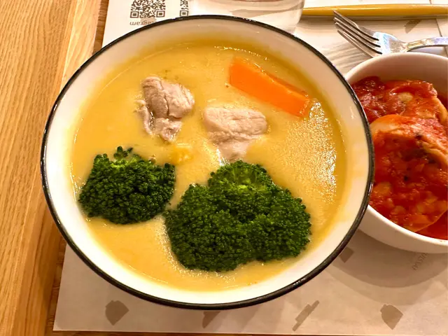 北道產甜粟雞肉豆乳濃湯