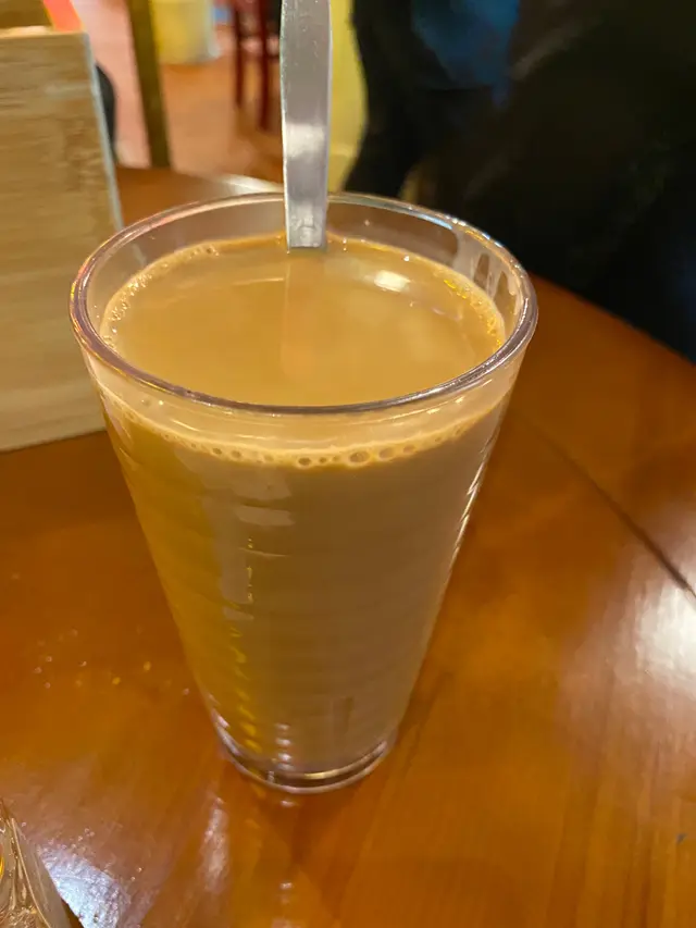 主食加普通野飲$10,落練奶正