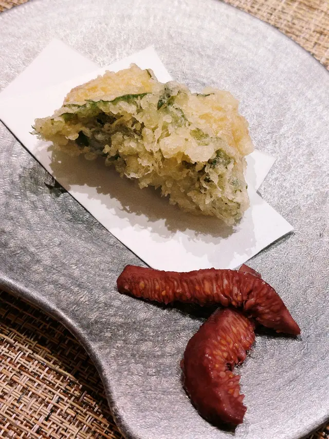 鵝肝海膽紫蘇卷