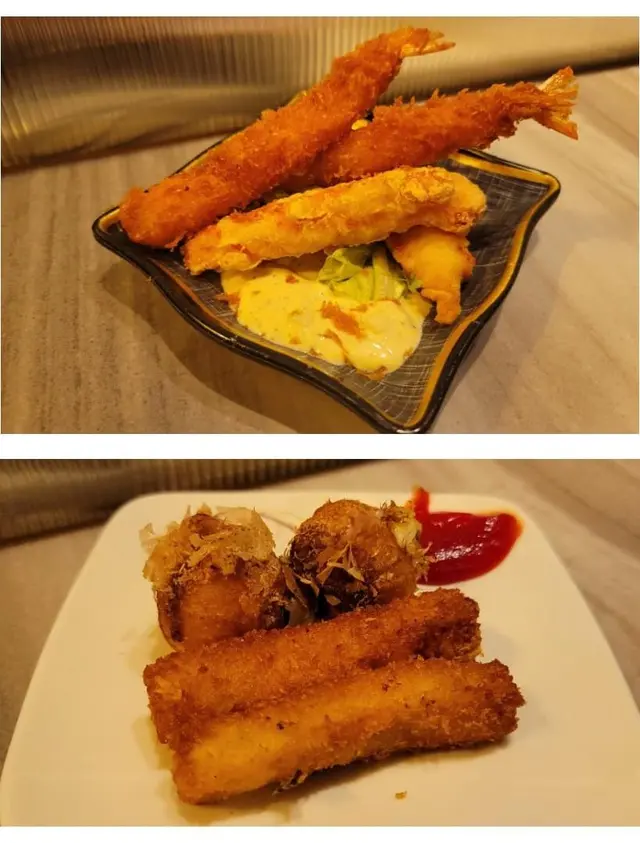 黃金日式炸蝦伴居酒屋他他醬