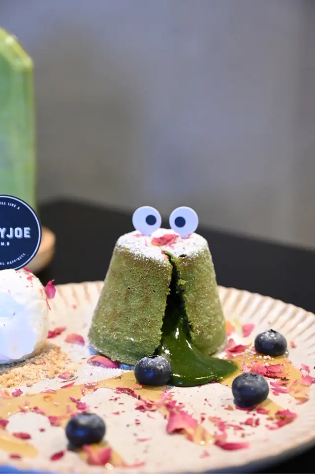 小山園抹茶心太軟配豆腐雪糕 