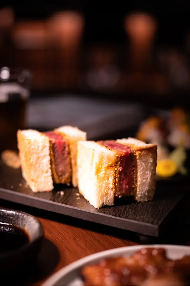 焦香味噌和牛三文治