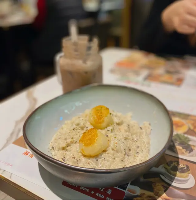 黑松露忌廉帶子意大利飯