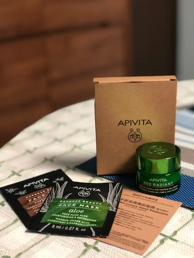 一人一盒APIVITA,內𥚃只有1包面膜和3張換領券