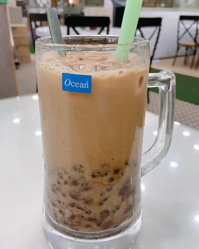 奶茶紅豆冰