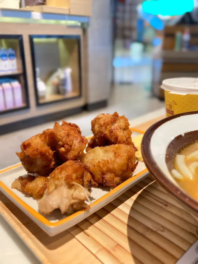 🍽 唐揚雞配日式咖喱湯讚岐烏冬