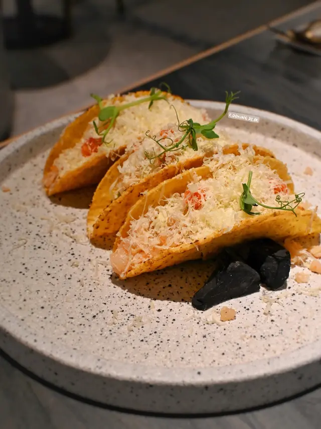 明太子康提芝士蟹肉墨西哥夾餅