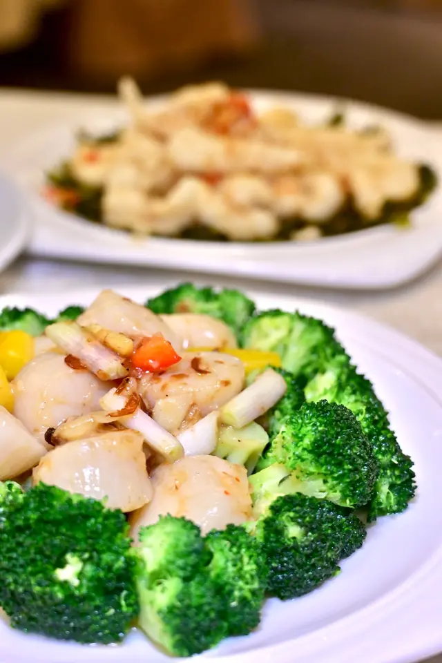 XO醬翡翠炒帶子