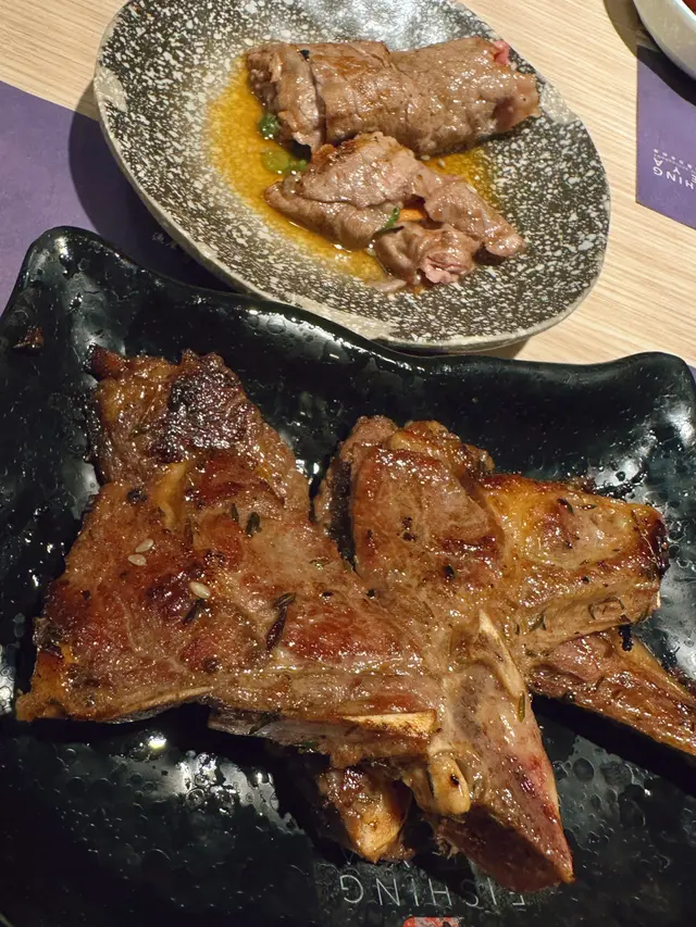 羊架切到好細件上、牛肉全都好食 幾款都要叫來試下