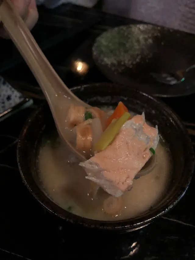 三文魚味噌濃湯