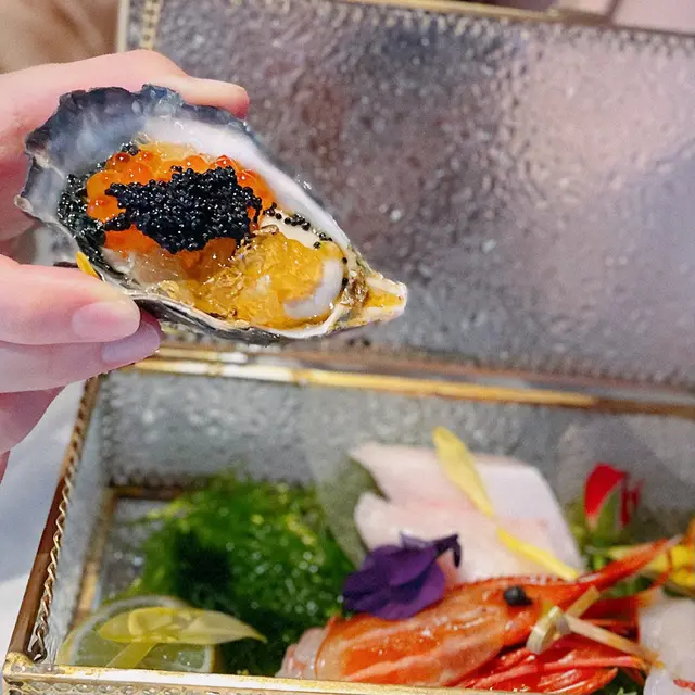 最正就係生蠔🦪入口滑溜，仲有topping豐富口感！