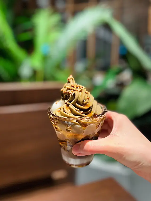 焙茶軟雪糕新地 