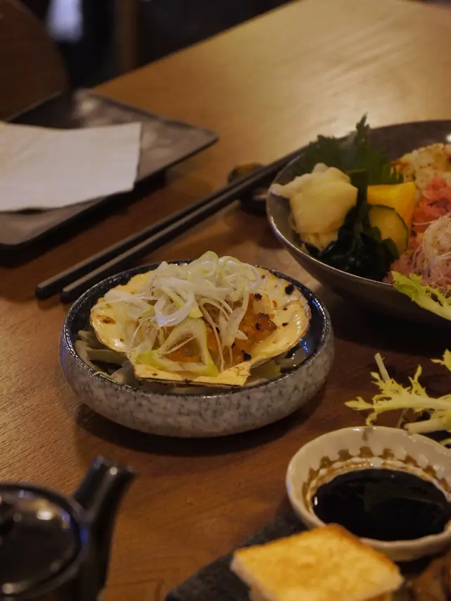 日式蒜蓉帆立貝 ($38)