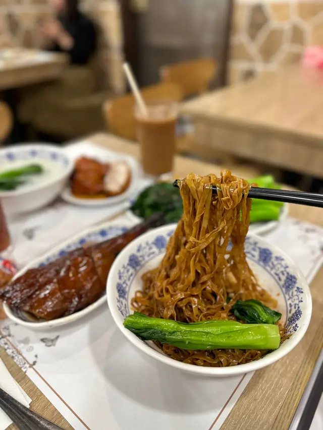 鵝油撈麵
