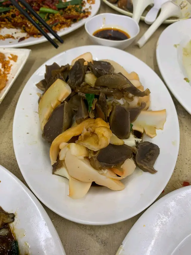 墨魚冇味，相反雞腎好咸
