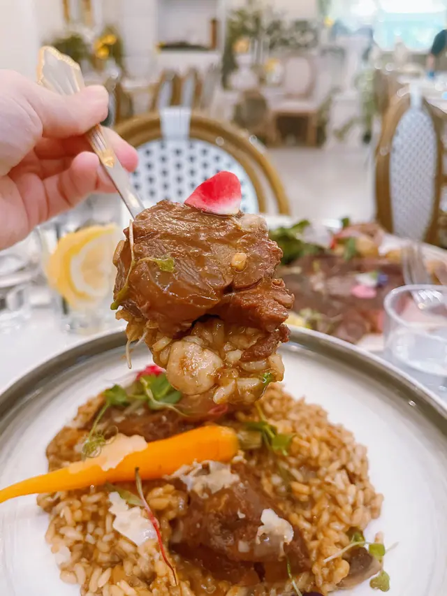 紅酒燴牛面頰肉意大利飯