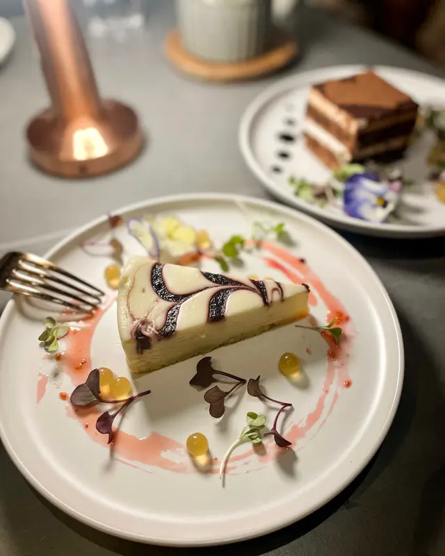 Blueberry cheesecake