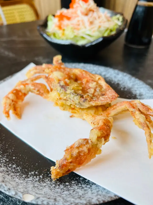 炸軟殼蟹天婦羅