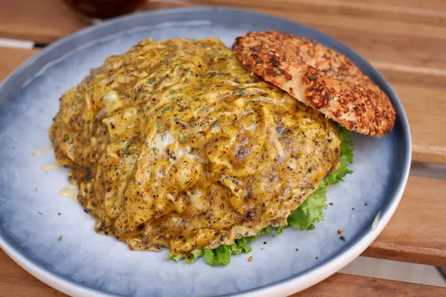 意大利黑松露炒滑蛋貝果