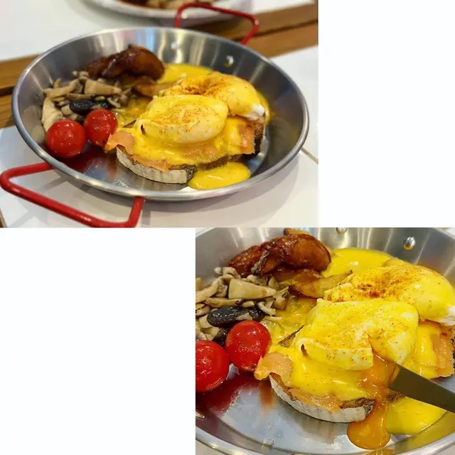 煙三文魚班尼迪蛋酸種麵包