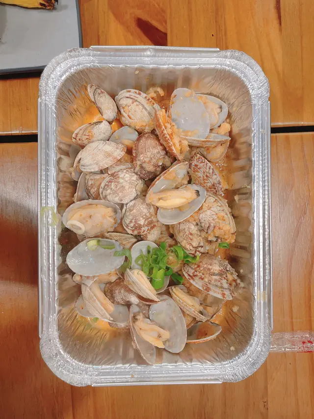 錫紙燒蒜蓉花甲
