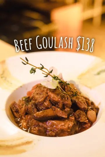 Beef Goulash $138 