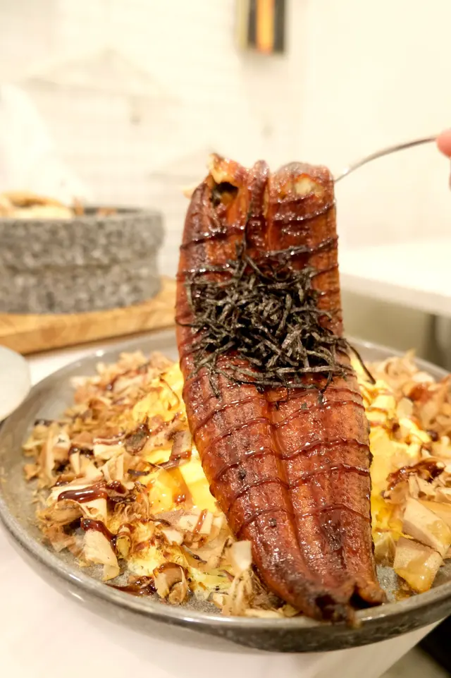 招牌名古屋蒲燒鰻魚蛋包意大利飯