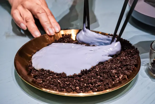 蝶豆花奶奶麻糬