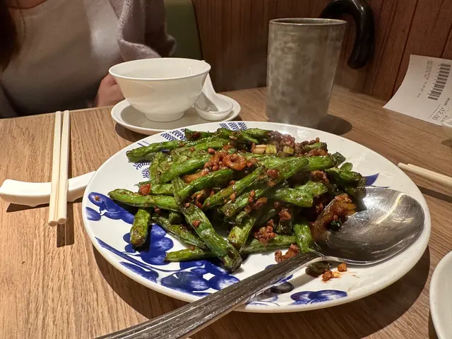 四季豆炒肉碎