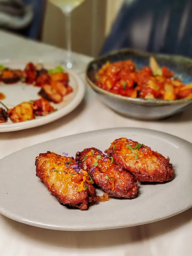 明太籽海膽醬·燒雞翼