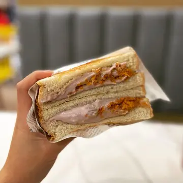 招牌手作芋泥三文治