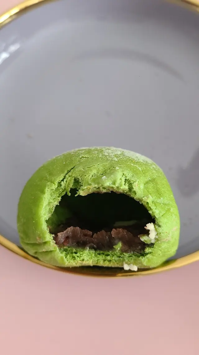 宇治抹茶紅豆麻糬波波