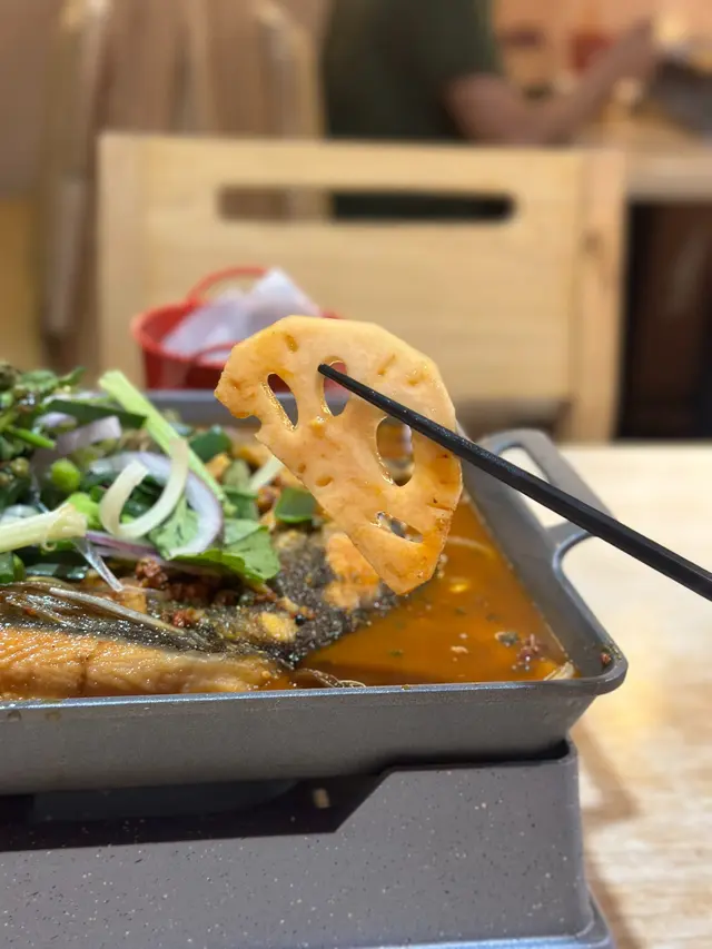 青花椒麻香烤魚