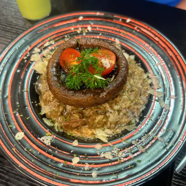 黑松露大啡菇牛肝菌意大利飯 