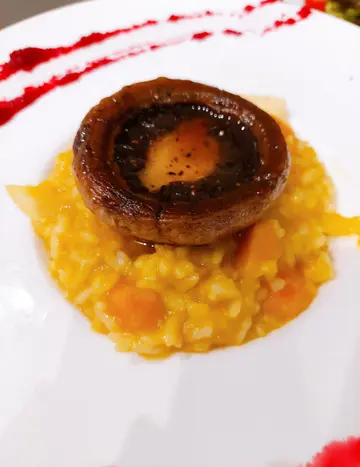 燒烤菇南瓜惹菌意大利飯