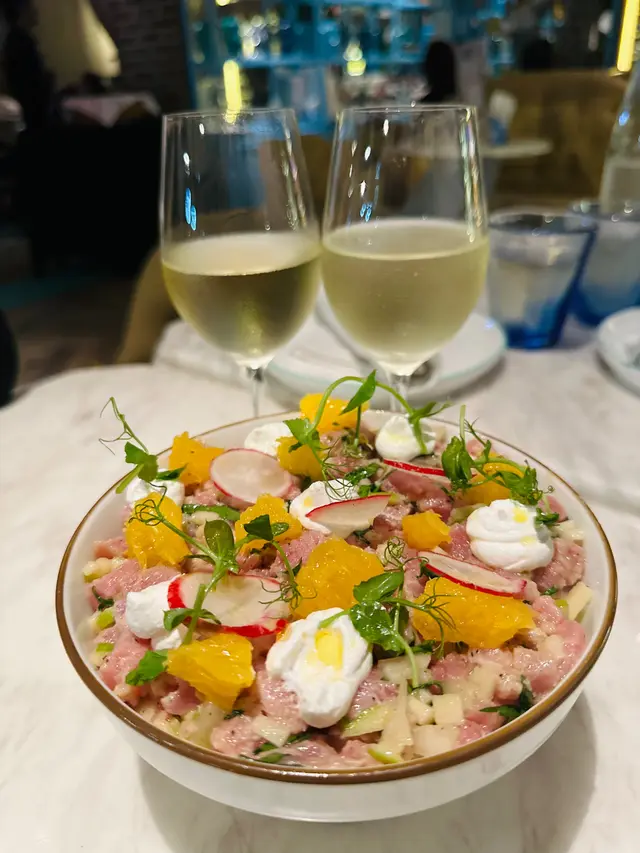 青蘋果吞拿魚他 Tuna tartare with green apple & celery