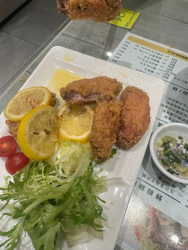 檸檬牛油雞翼