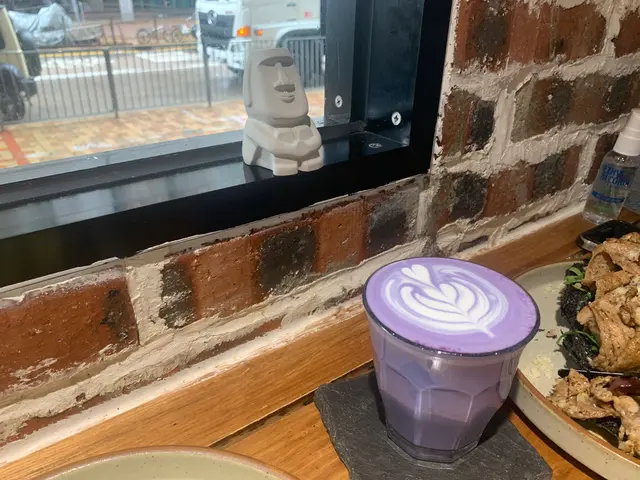 蝶豆花薰衣草拿鐵