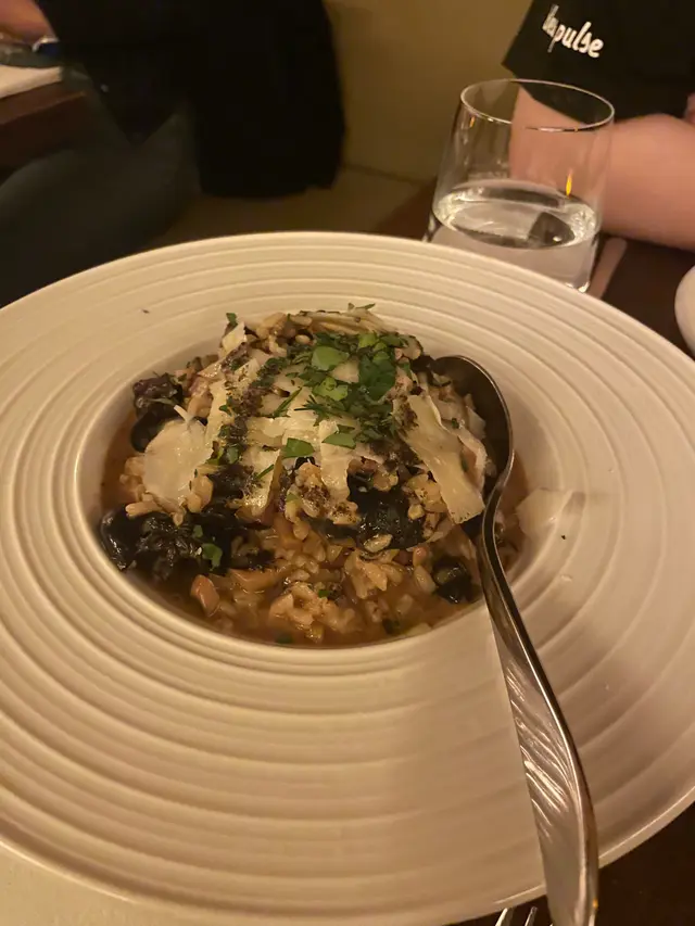 Wild mushroom risotto