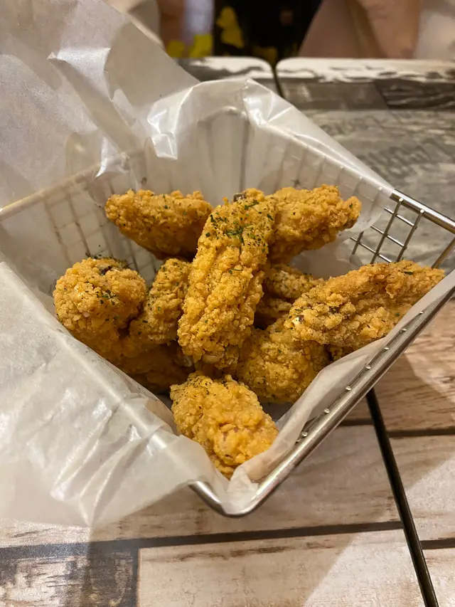 炸單骨雞翼
