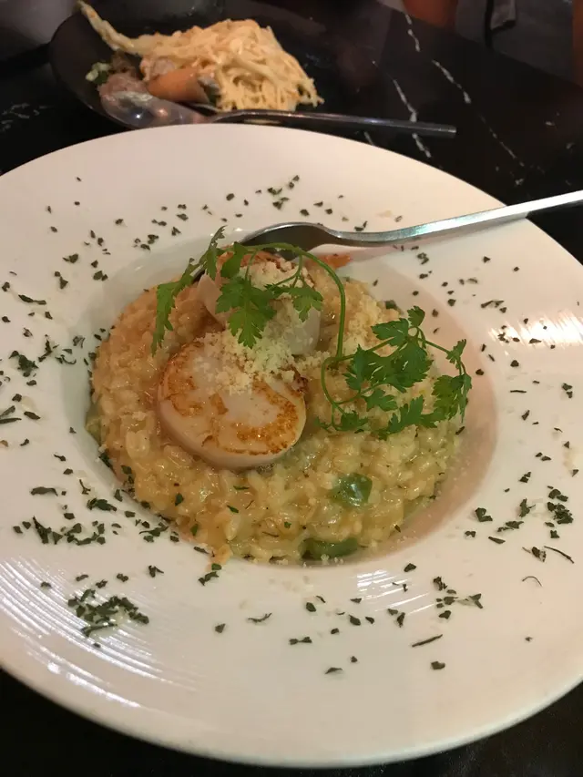 帶子龍蝦汁意大利飯